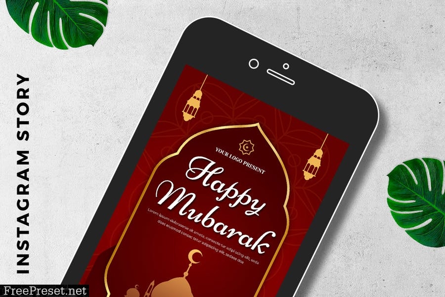 EID Mubarak Digital Greeting Card