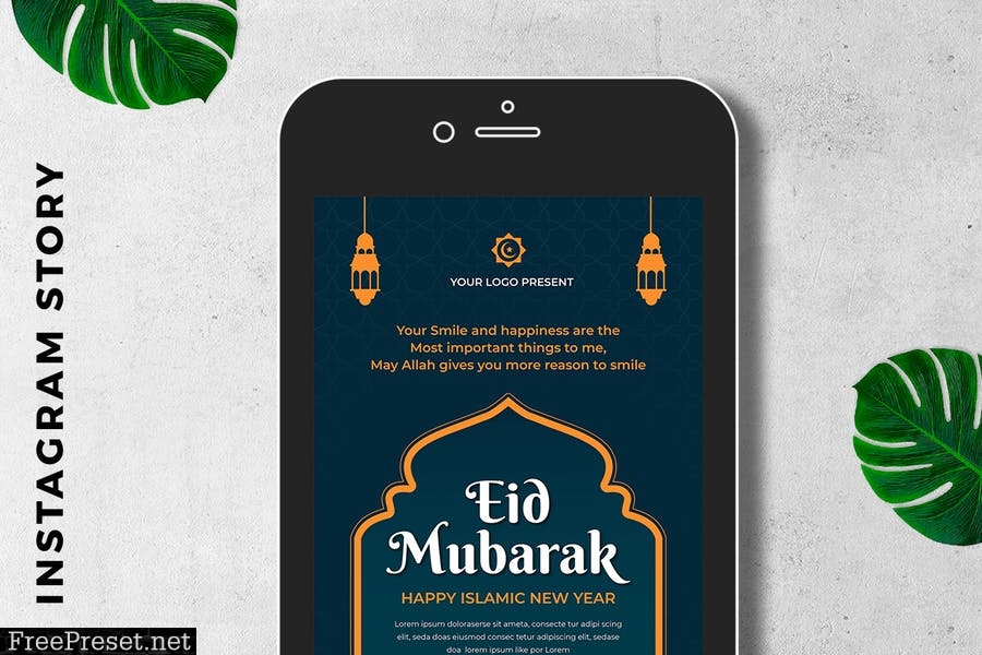 EID Mubarak Digital Greeting Card 4JVJ6CT