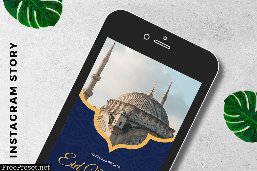 EID Mubarak Digital Greeting Card 9H98ZWT