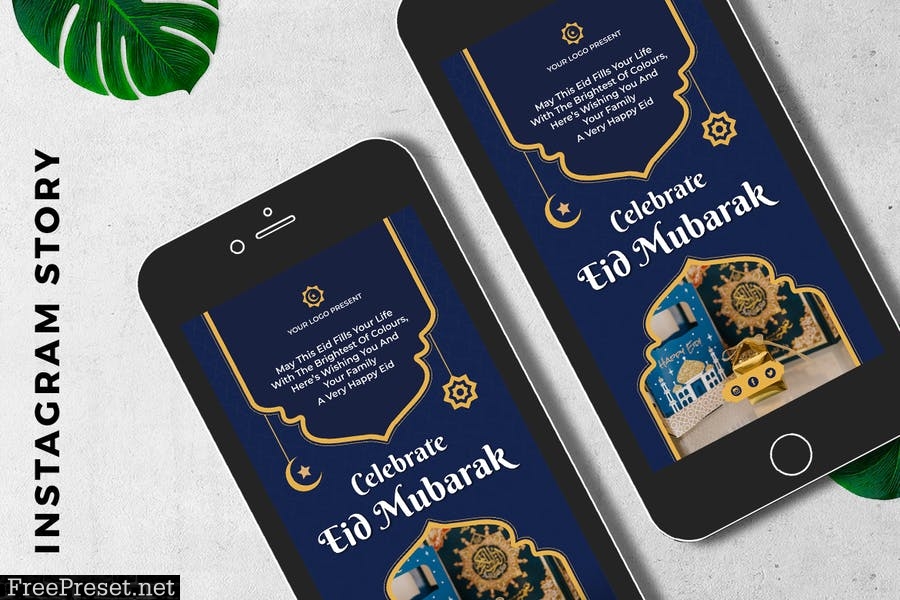 EID Mubarak Digital Greeting Card E9LS2MW