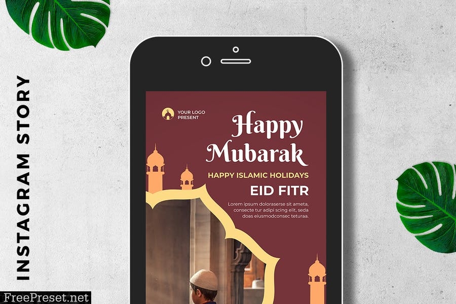 EID Mubarak Digital Greeting Card GZZ3PX2