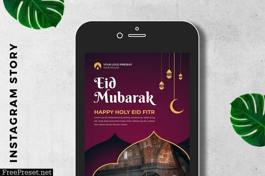 EID Mubarak Digital Greeting Card J2DSVS3