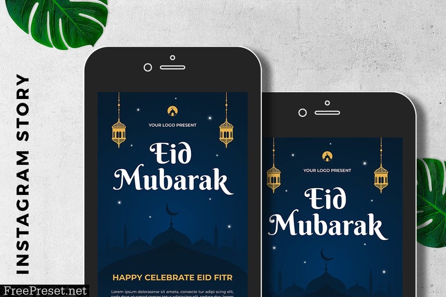 EID Mubarak Digital Greeting Card U39W9EJ