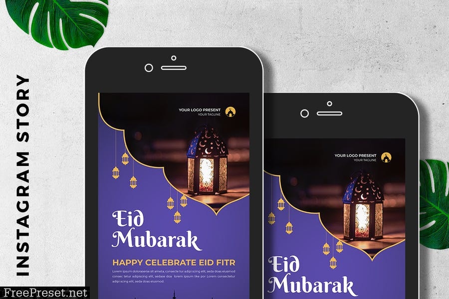 EID Mubarak Digital Greeting Card XK6P3YK