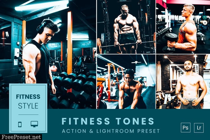 Fitness Tones Action & Lightroom Preset