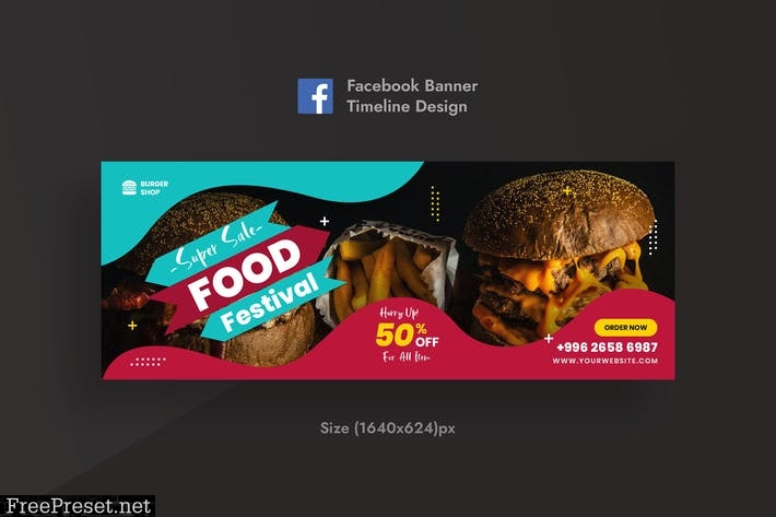 Food Sale's & Promotional Social Media Banner