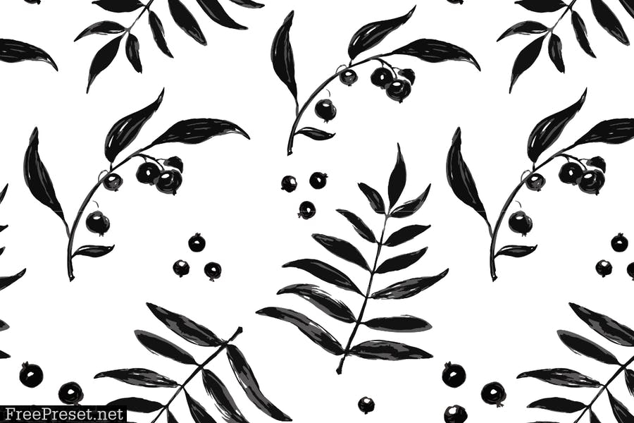 Forest Vector Pattern U9NMBFX