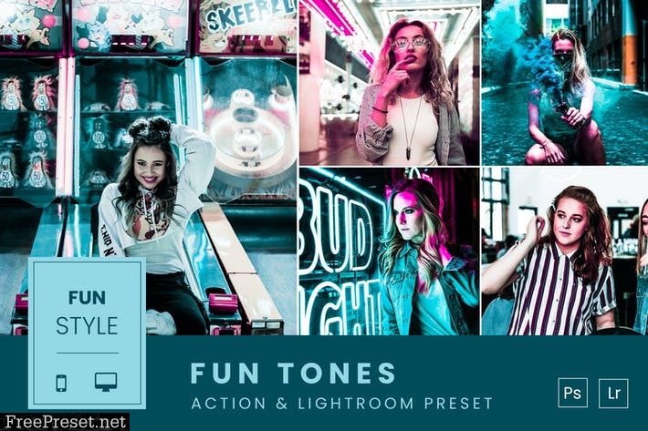 Fun Tones Action & Lightroom Preset