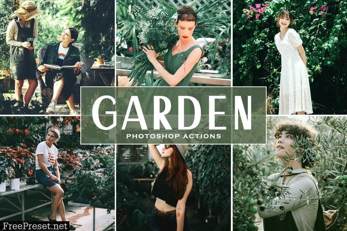 Garden Photoshop Actions