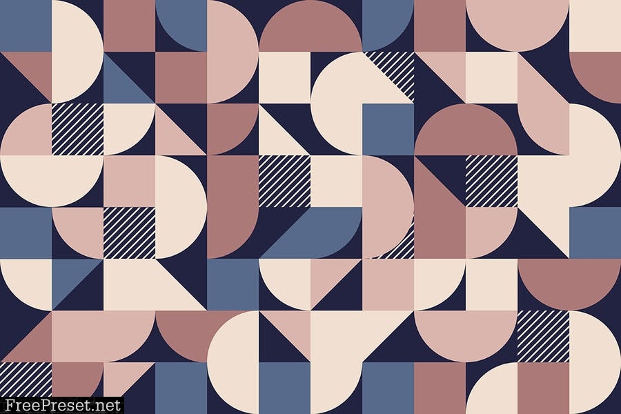 Geometric Tracery Seamless Patterns 4HH7NPA