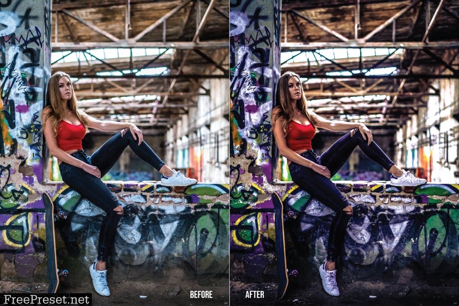 Graffiti Mobile and Desktop Lightroom Presets