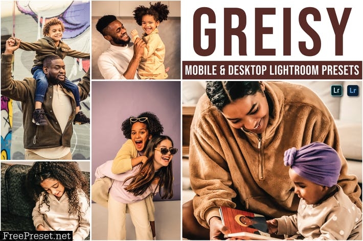 Greisy Mobile and Desktop Lightroom Presets