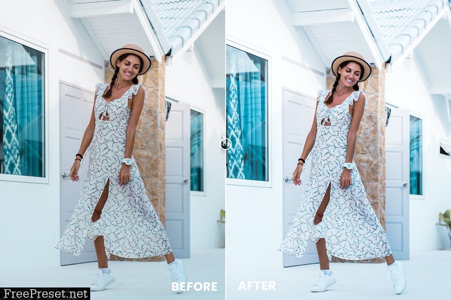 Inspired Blue Photoshop Action & Lightrom Presets