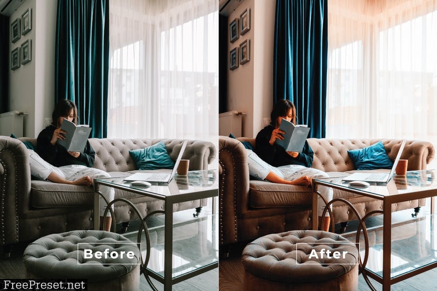 Interiors Desktop and Mobile Lightroom Preset