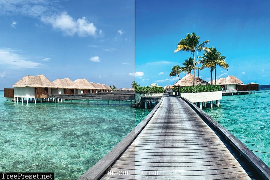 Maldives Mobile and Desktop Lightroom Presets