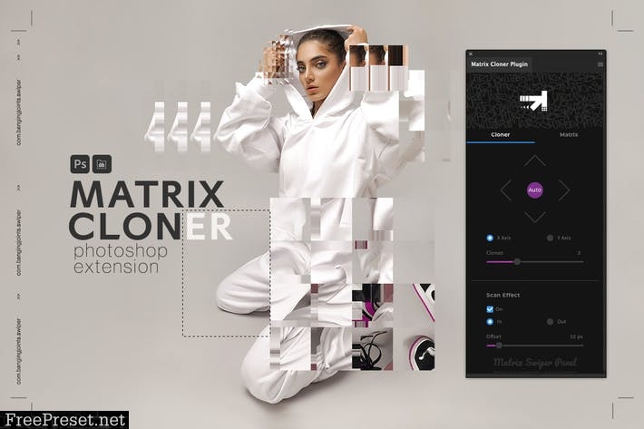 Matrix Cloner - Photoshop Plugin