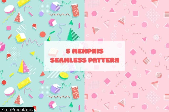 Memphis Seamless Pattern 2T7KUWE