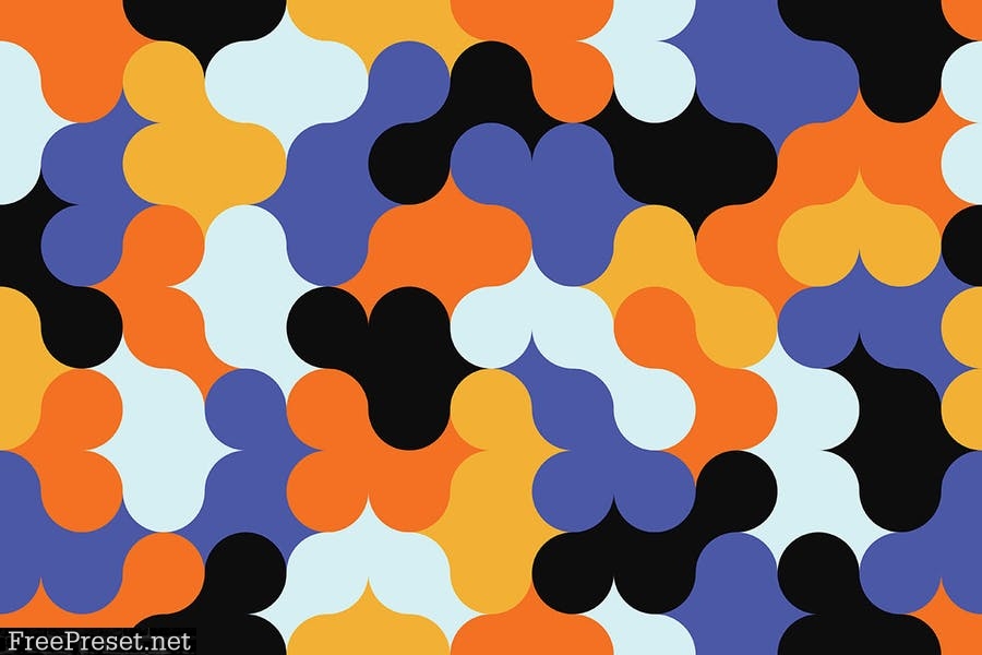 Mosaic Seamless Patterns XG3FH64