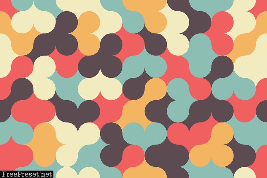 Mosaic Seamless Patterns XG3FH64