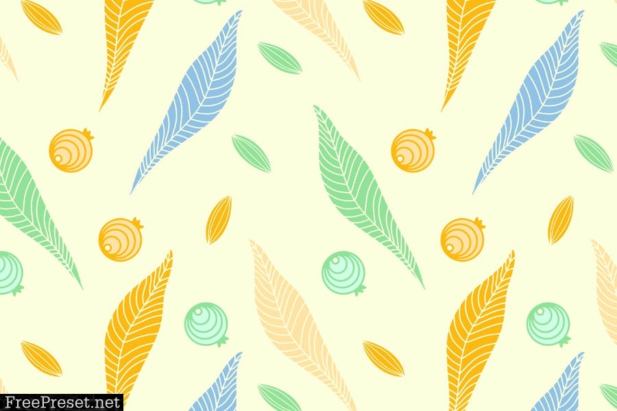 Mossom – nature collection of vector patterns KHU3VHU