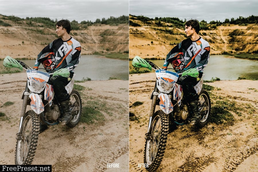 Motocross Mobile and Desktop Lightroom Presets