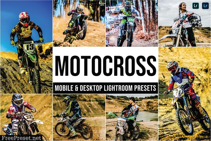 Motocross Mobile and Desktop Lightroom Presets