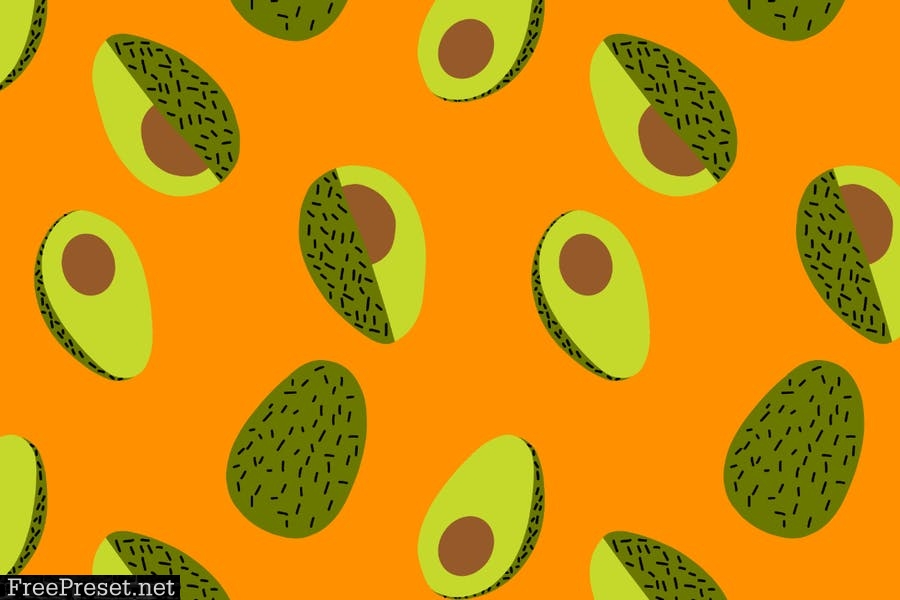 Orando – fancy fruit collection of vector patterns QEUYRRK