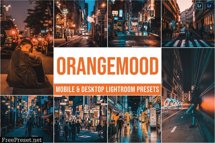 Orange Mood Mobile and Desktop Lightroom Presets