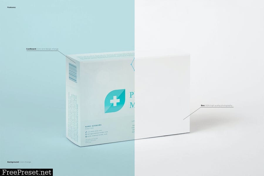 Pills Box Mockup VA6U9QD