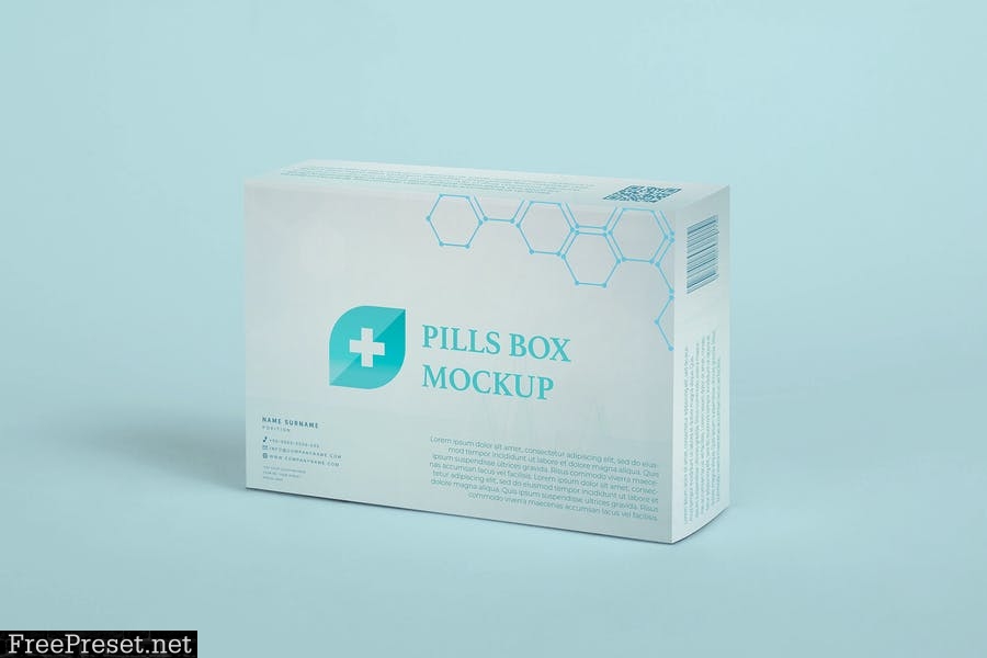 Pills Box Mockup VA6U9QD