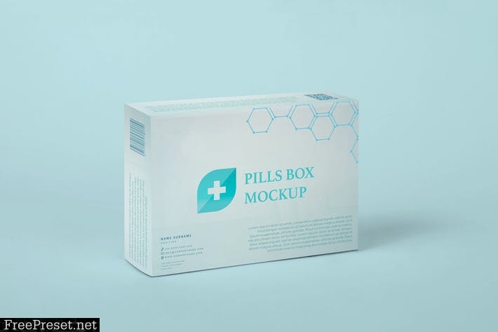 Pills Box Mockup VA6U9QD