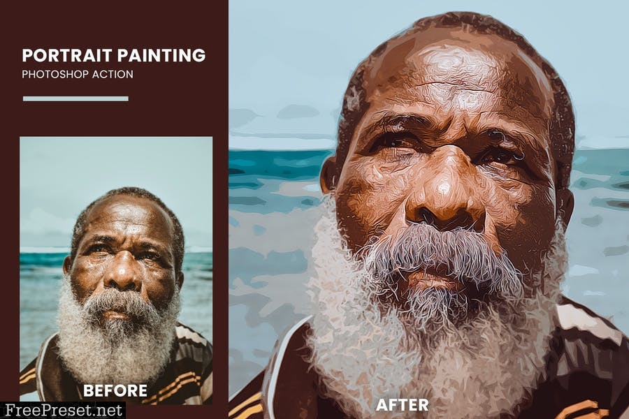 Portrait Painting Photoshop Action