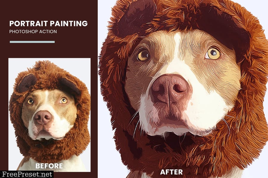 Portrait Painting Photoshop Action