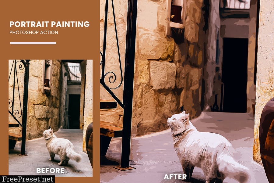 Portrait Painting Photoshop Action