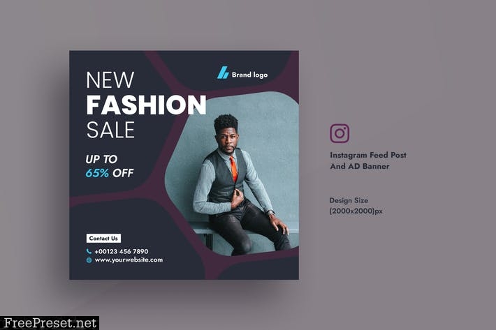 Promotional Fashionable Dress Sales Instagram Feed EDZ2FEP