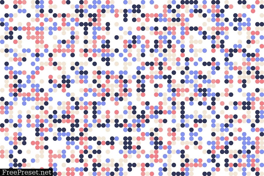 Random Mosaic Seamless Patterns UJA46XH