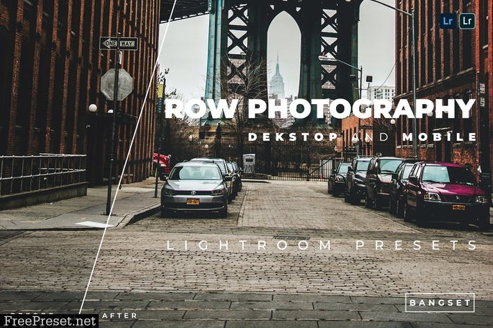 Row Photography Desktop &Mobile Lightroom Preset