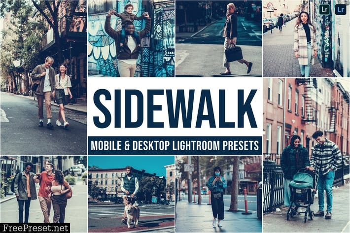 Sidewalk Mobile and Desktop Lightroom Presets