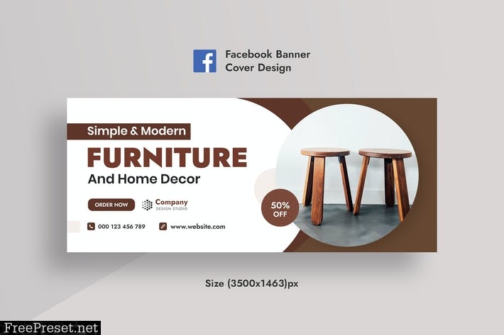 Social Media Banner For Furniture Sale's Product X2B632G