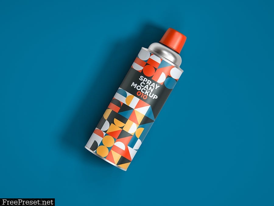 Spray Can Mockup 010 KNQNNHV