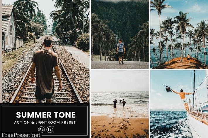 Summer Tone Photoshop Action & Lightrom Presets