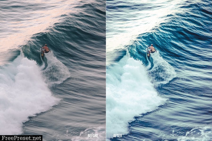 Surfers Mobile and Desktop Lightroom Presets