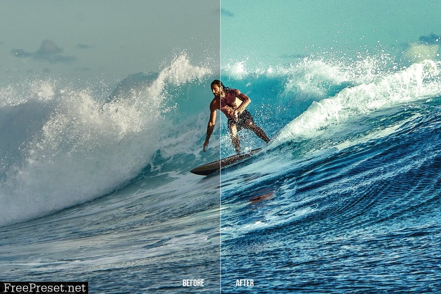 Surfers Mobile and Desktop Lightroom Presets