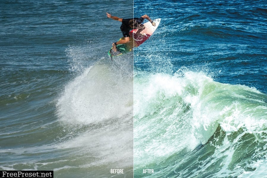 Surfers Mobile and Desktop Lightroom Presets