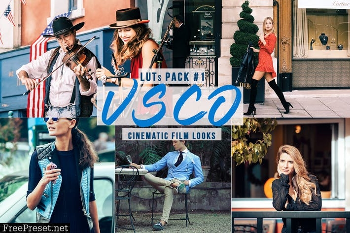 VSCO Cinematic LUTs - Film Look for Video Creators