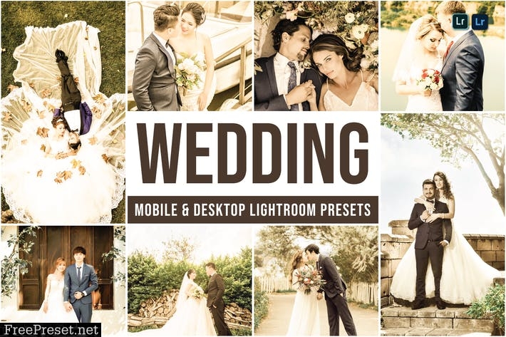 Wedding Mobile and Desktop Lightroom Presets