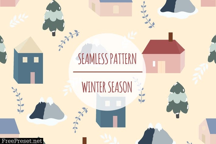 Winter Season – Seamless Pattern FYCRBYV