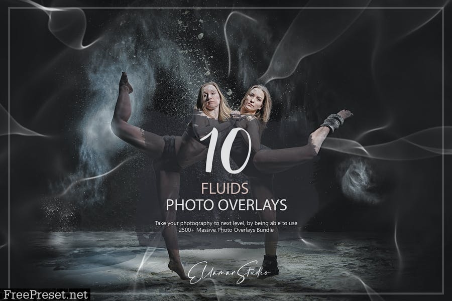 10 Fluids Photo Overlays