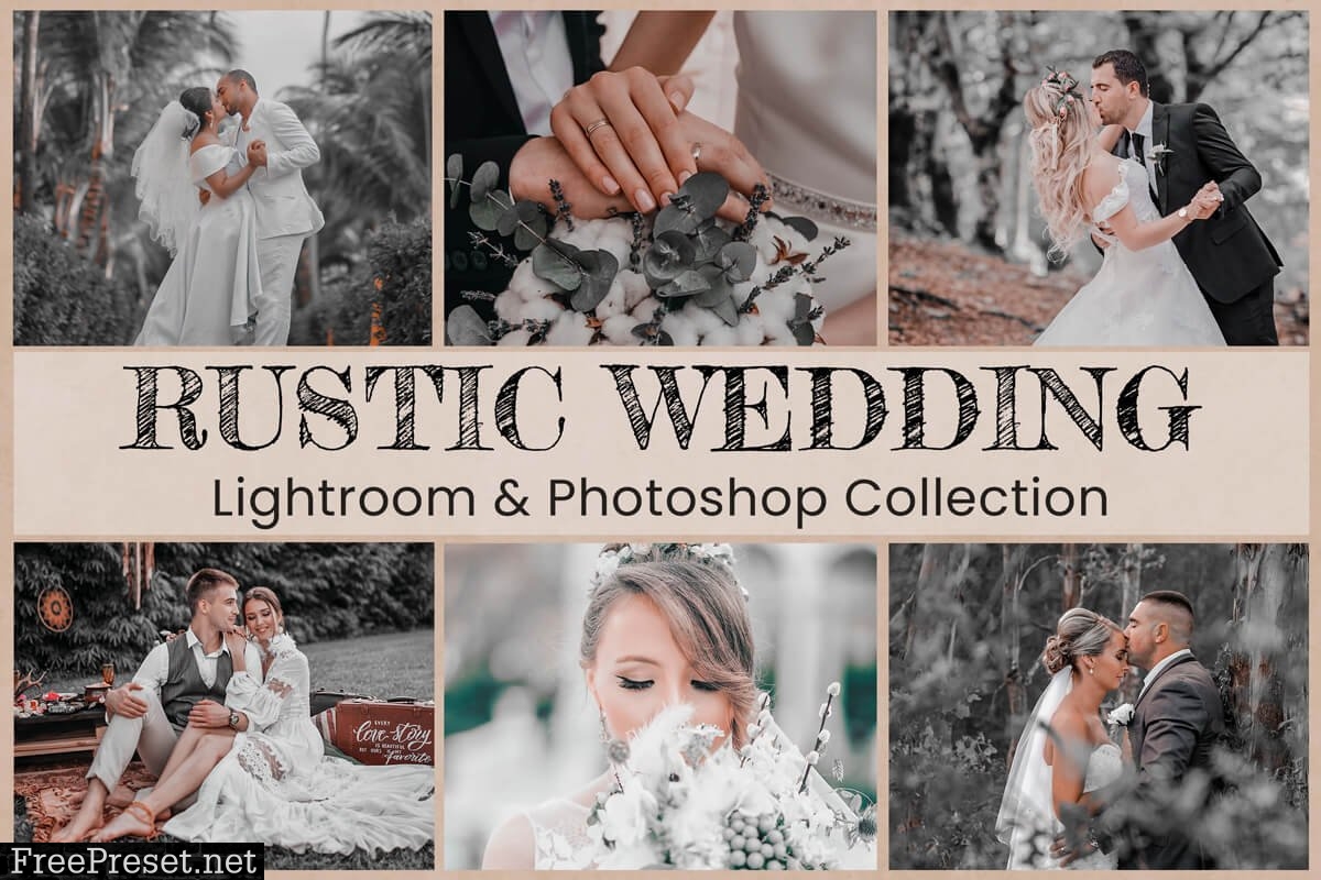 10 Rustic Wedding Collection Preset 6193075