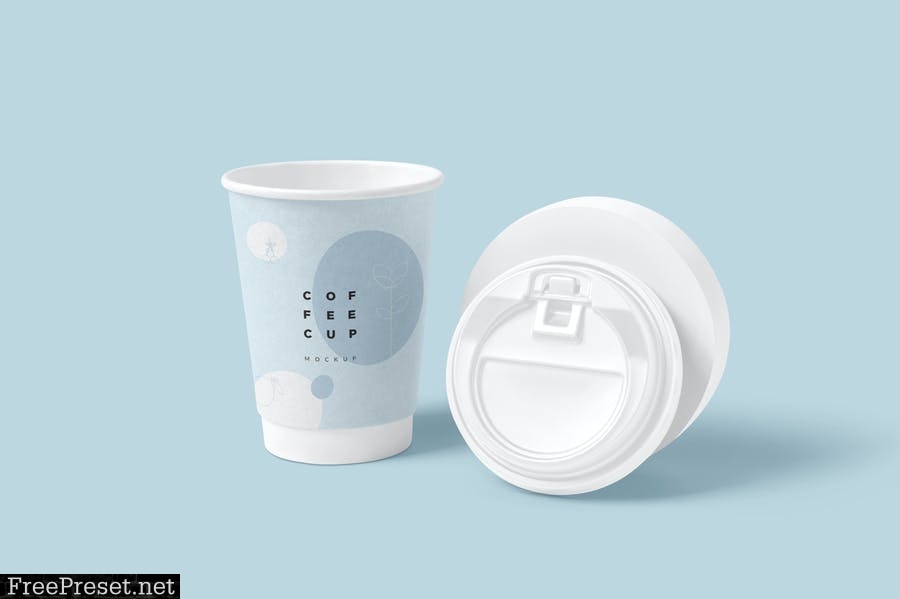 12 oz Coffee Cup Mockups BF97WAZ